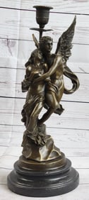 Candle Holder Bronze Sculpture