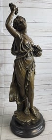 Bacchus Wine God Cellar Bronze Sculpture