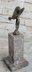 Miniature Rolls Royce Bronze Sculpture