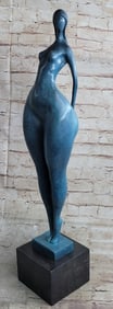 Nude Female Woman Bronze Sculpture