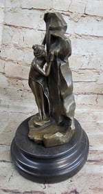 Sexy Goddess Behind a Wall Bronze Sculpture