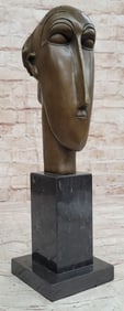 Head of Caryatid Bronze Sculpture
