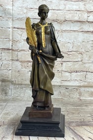 Lady Wisdom Greek Goddess Bronze Sculpture