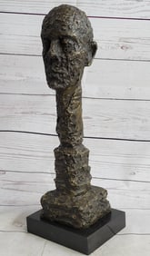 Male Bust Bronze Sculpture