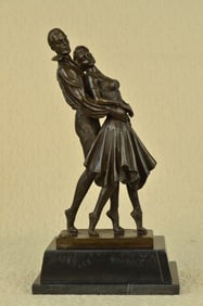 Dancer Paris Art Deco Bronze Sculpture