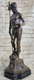 Neptune Sea Greek God Marine Bronze Statue