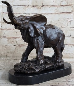 Elephant Bronze Sculpture