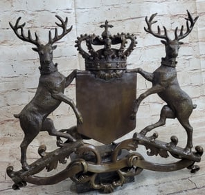 Family Crest Classic Artwork Bronze Figurine