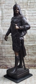 Persian King Bronze Sculpture