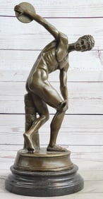 Discus Thrower Bronze Sculpture