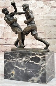 Last Round Boxing Bronze Statue