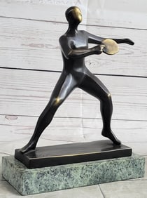 Ping Pong Sport Award Bronze Statue