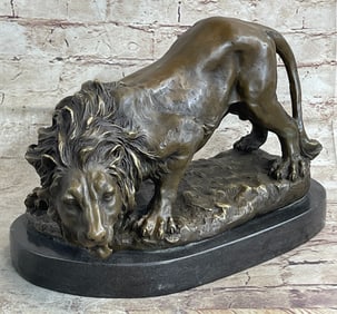 Lion Animal Edition Bronze Sculpture