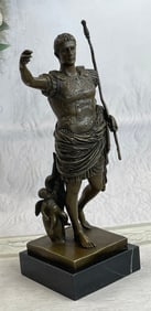 Julius Caesar Roman Military Bronze Sculpture