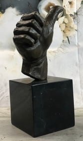 Thumbs Up Hand Bronze Sculpture