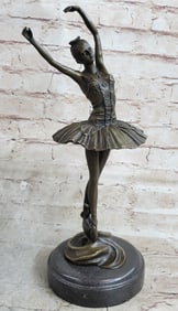 Prima Ballerina Dancer Bronze Sculpture
