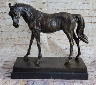 Arabian Show Horse Bronze Sculpture