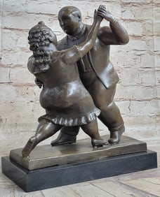 Dancing Couple Bronze Sculpture