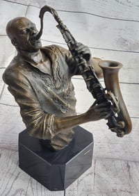 Musician Bronze Statue