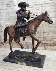 Cowboy Bronze Sculpture