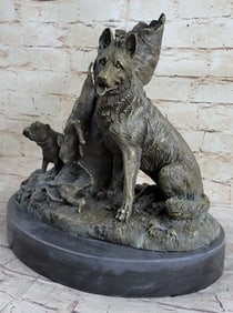 English Bulldog Bronze Sculpture