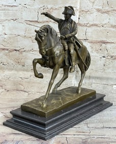 Napoleon French Emperor Bronze Sculpture
