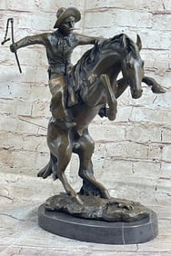 West Cowboy Bronze Sculpture