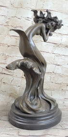 Aquarius Lady Bronze Sculpture