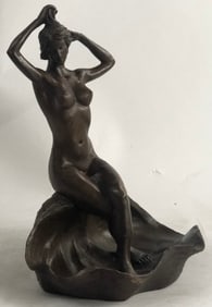 Jewelry Tray Bronze Sculpture