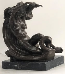 Venus on the Moon Bronze Sculpture