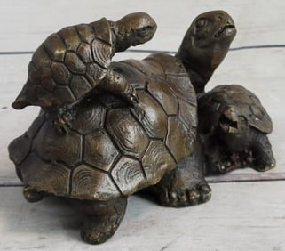 Turtle Bronze Sculpture