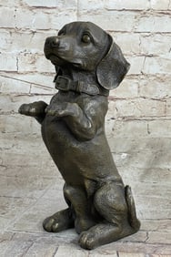 Pup Hush Puppy Dog Bronze Sculpture