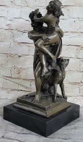 Persephone and Cerebus Bronze Sculpture
