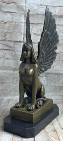 Nude Sphinx Bronze Sculpture