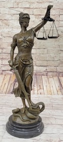 Blind Justice Bronze Sculpture