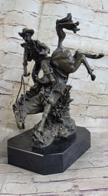 Cowboy Bronze Sculpture