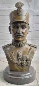Signed Original Collector Edition Great Reza Shah Pahlavi Original Artwork Sculpture