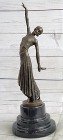 Egyptian Dancer Bronze Sculpture