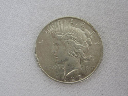1922 silver coin peace one dollar (1 of 7)