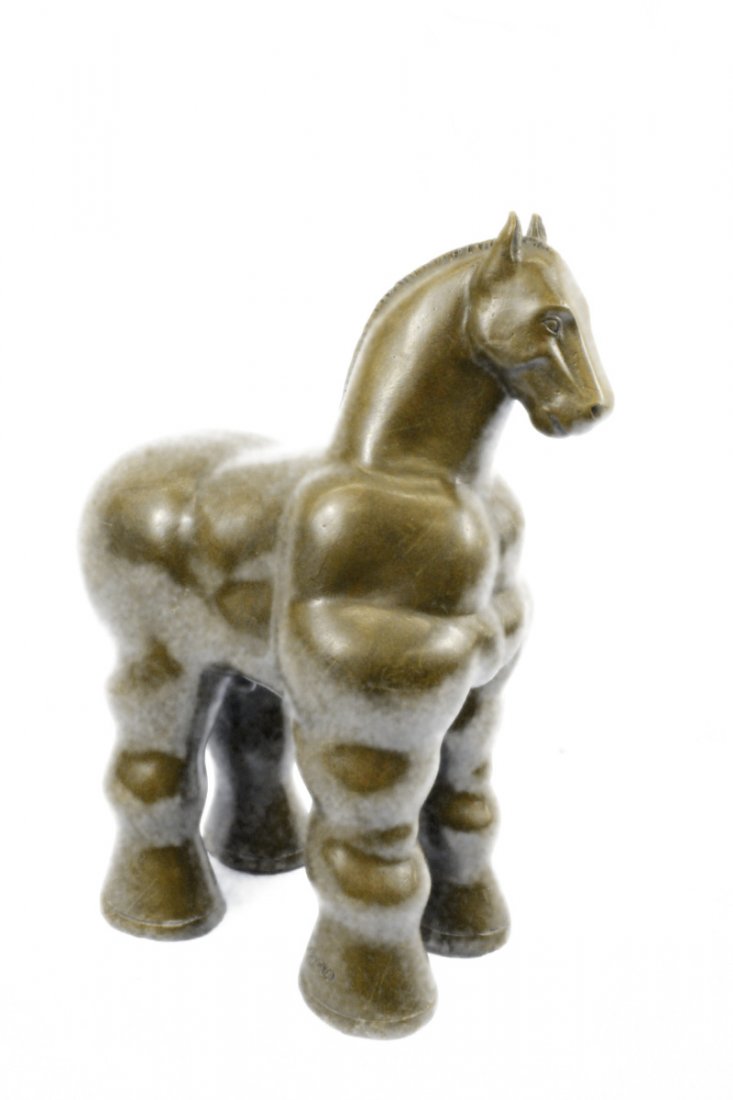 Modern Art Roman Horse Bronze Statue (1 of 10)