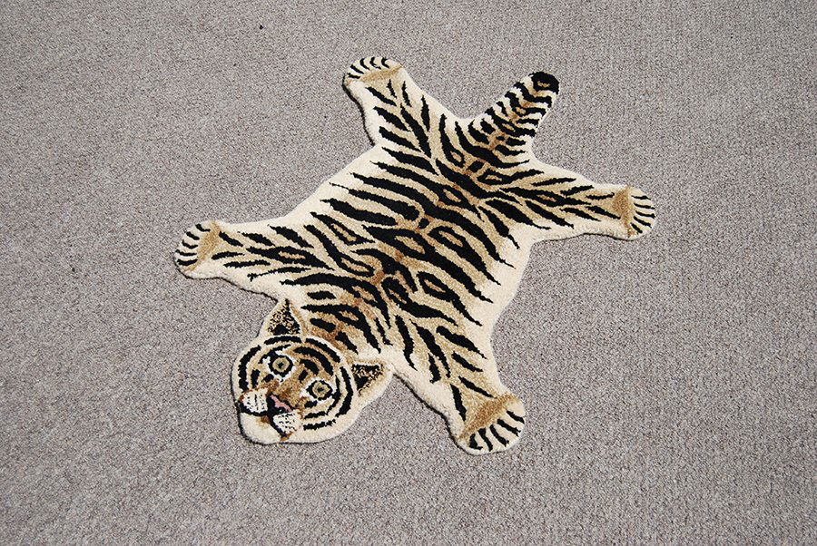 Hand woven, Indian wool pile on cotton foundation Rug (1 of 5)