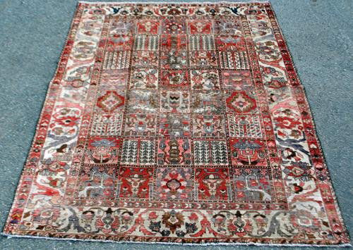 magnificent semi antique four seasons persian bakhtiari (1 of 5)