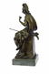 Female Greek Warrior Bronze Sculpture on Marble base - 5