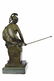 Female Greek Warrior Bronze Sculpture on Marble base - 6