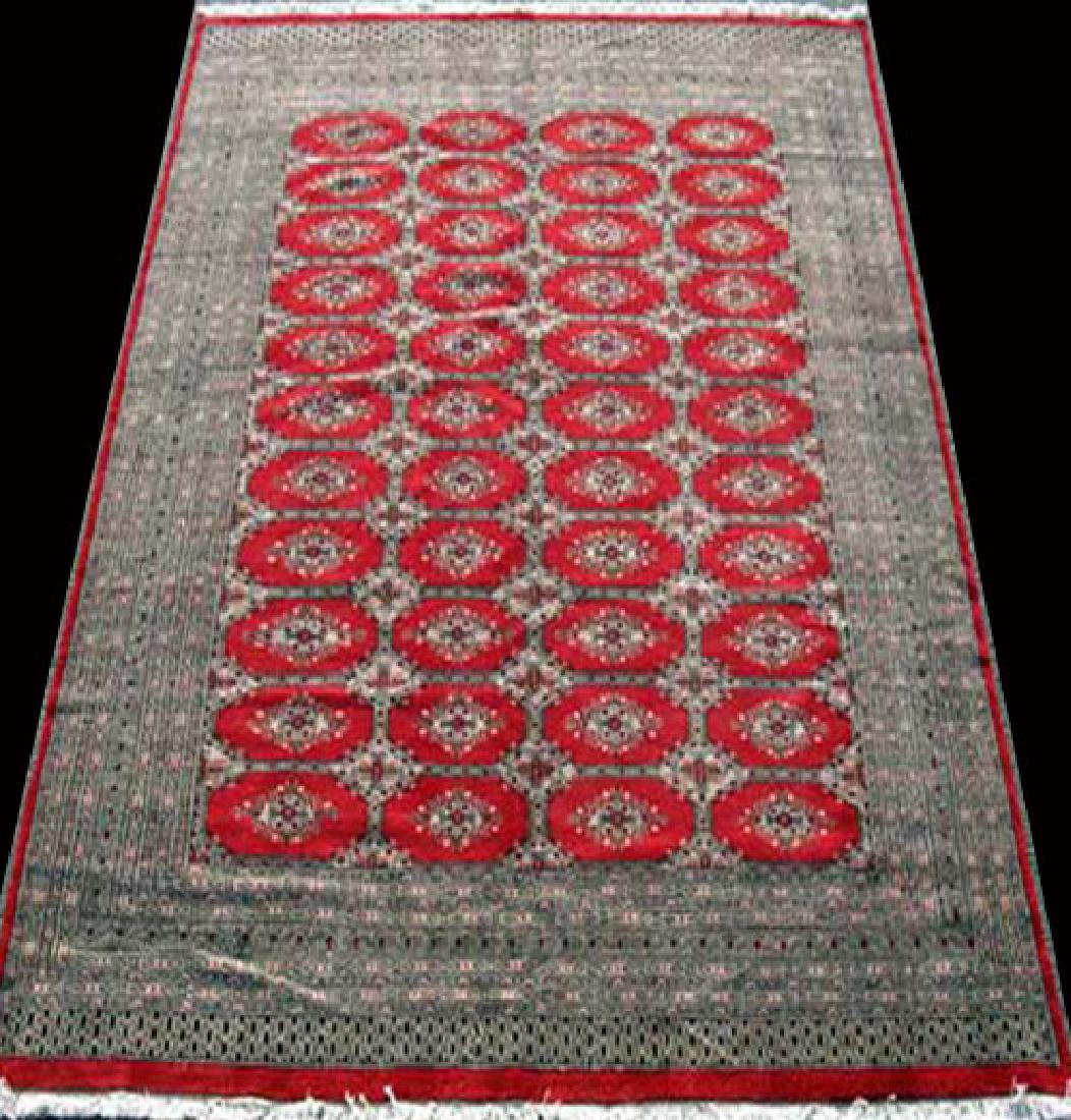 Very Fine Handmade Lustrous super quality Bokhara Rug (1 of 5)