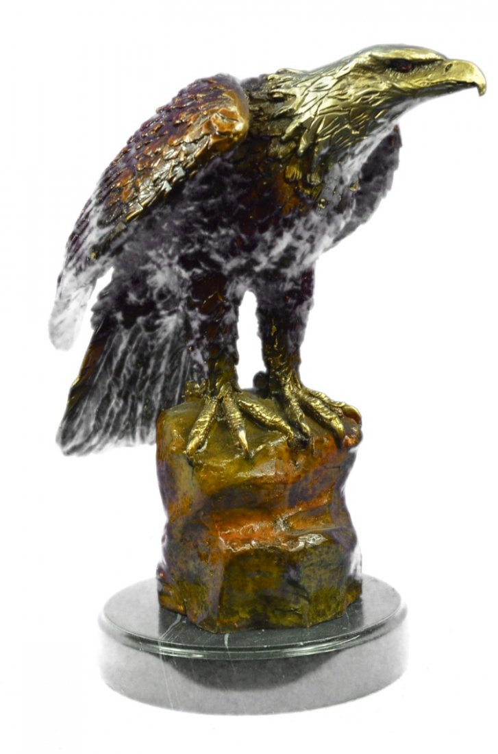 Bald Eagle animal edition Bronze Sculpture (1 of 10)