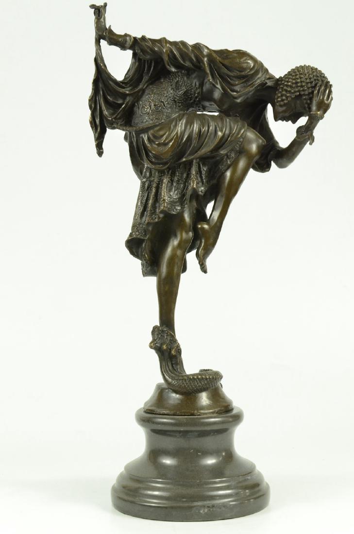 Dancer With Striking Pose Bronze Sculpture on marble (1 of 10)