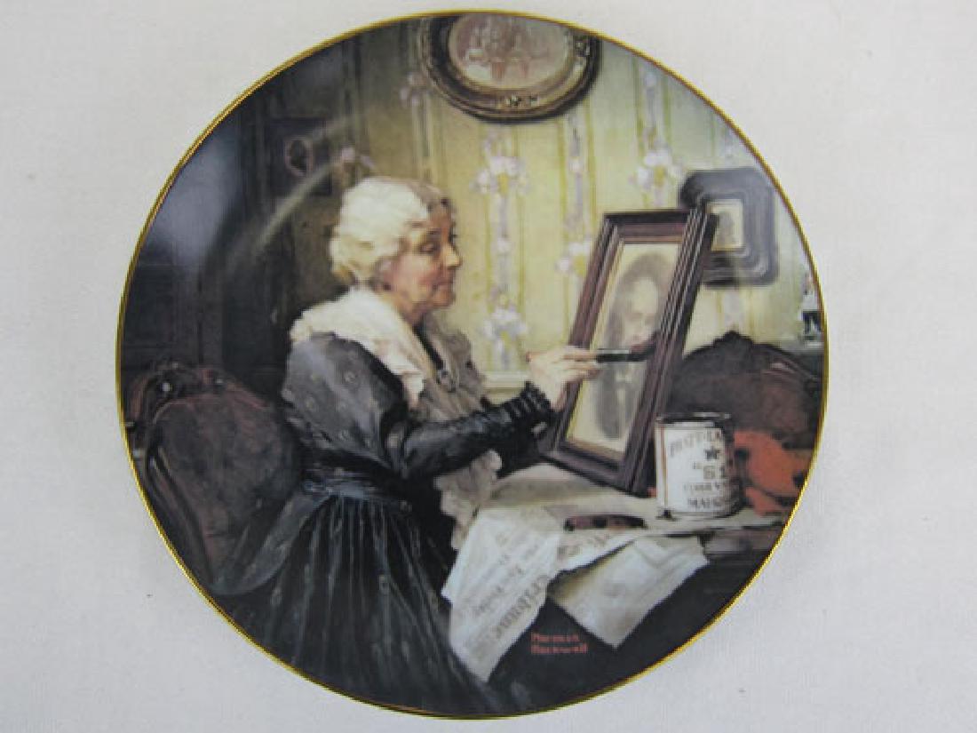 Grandmas Love by Norman Rockwell: 1988-Plate number 7886J. In the only limited edition of Granmas Love by Norman Rockwell. Second issue in the Rockwells golden moment Collection. Made in an edition strictly limited to one hundred and 