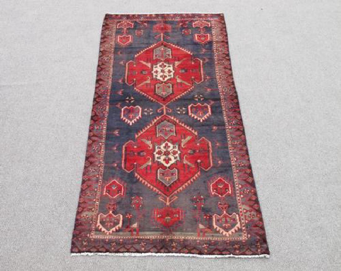 Simply Spectacular Semi Antique Persian Hamadan Rug 4x9 (1 of 5)