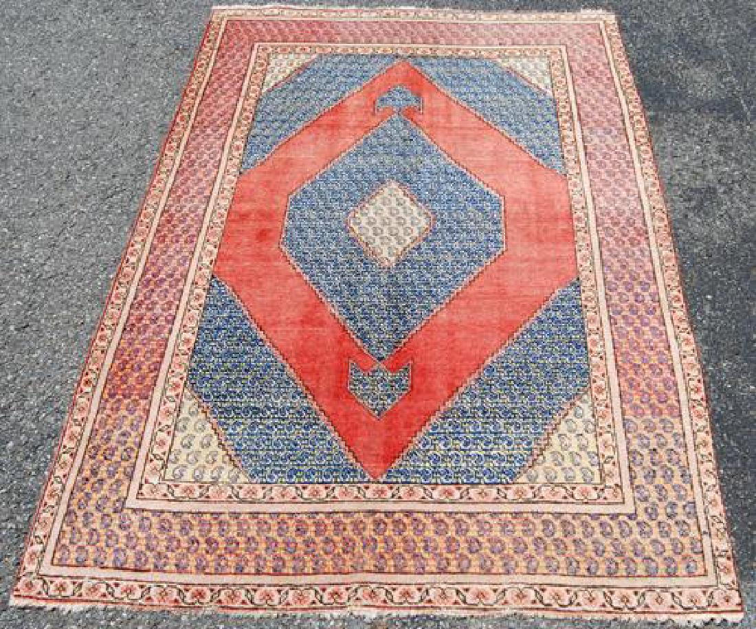 Great Look Semi-antique Handmade Persian Hamadan Rug (1 of 5)